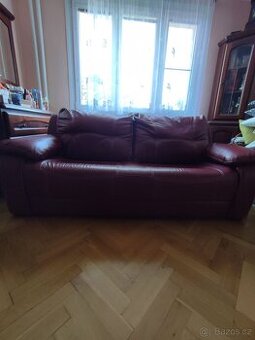 ZDARMA - koženkový gauč - daruji