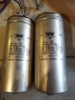 Kompenzační kondenzátory, výkonový rezistor