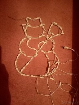 Svítící sněhulák