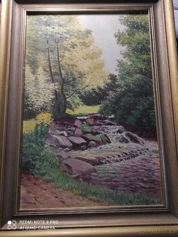 Obraz olej na kartonu