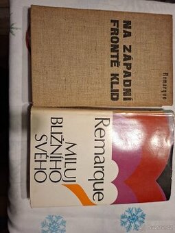 2 knihy Remarque, roky 1973 a 1929