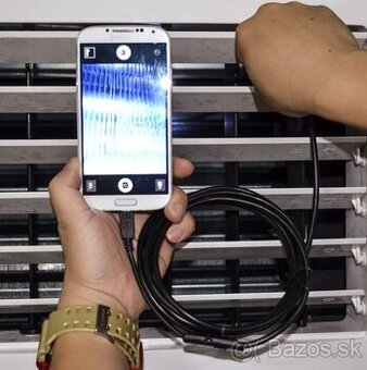 Endoskop endoskopická kamera 2 metrová s LED svetlom