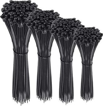 UV odolné stahovací pásky extra pevné (500ks/4druhy)