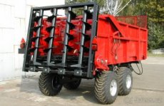 Rozmetadlo hnoje - chlévské mrvy - rozmetač 8 tun