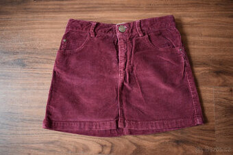 Manšestrová sukně Zara vel. 128