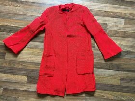 Lehký kabátek / červený plášť, vel S, Zara