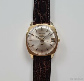 Zlaté náramkové hodinky Longines Ultra Chron Automatic 18K