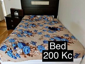 Kvalitní manželská postel + matrace