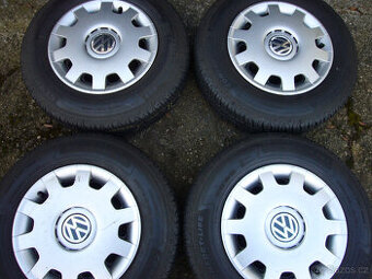 LETNÍ KOLA orig.VW GOLF-4 14" 5x100 6" et-38,stř.-57,1