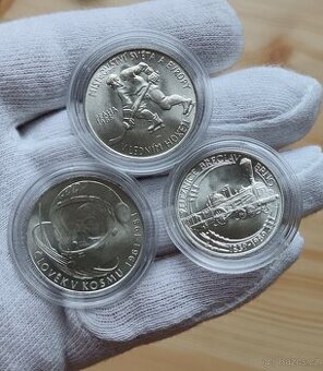 Stříbrné pamětní mince Československa