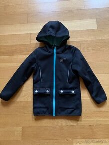 Softshell bunda černomodrá Crivit 122/128 - 1