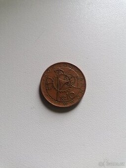10-korunová mince s orlojem (Millenium) - 1
