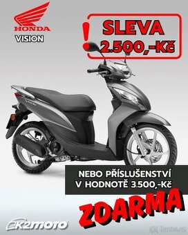 Honda Vision 110 – nová, skladem, akce na výbavu nebo slevu
