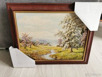 Dekorativní obraz v rámu RamHo ( 48x38 cm ) Jaro