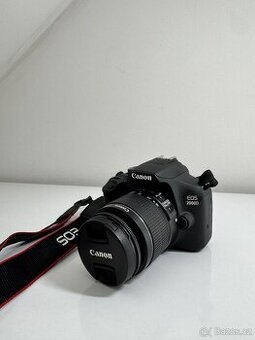 Digitální fotoaparát Canon EOS 2000D + č 18-55 mm černý