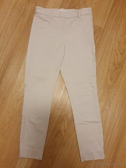 Světlé dámské H&M kalhoty, velikost 38