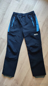 Chlapecké zimní zateplené kalhoty v.140