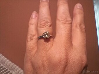 Starožitný zlatý prsten