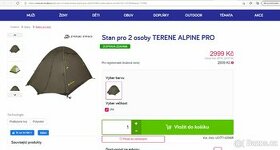 stan Alpine vojenský stanování kempovaní turistický batoh