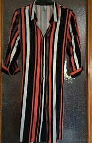 Celopropínací košilové šaty