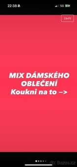 Set/Mix dámského oblečení, většinou vel. S