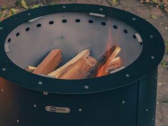 Moderní nízkodýmné ohniště WATRAG ROCK — gril a ohniště 2v1
