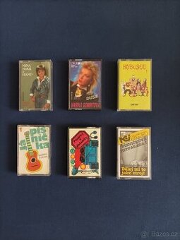 MC kazety - retro, české, zpěváci a kapely, mix