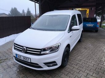 VW Caddy 2,0tdi 75kw r.v. 12/2018  59000km první majitel