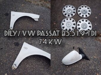 Levné náhradní díly / Vw Passat b5.5 ( zbytek dílů )