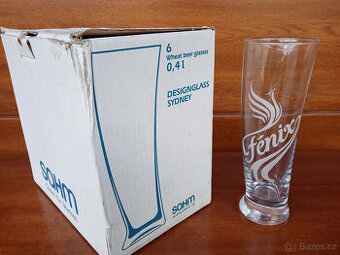 Pivní sklo Fénix 0,4