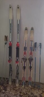 Staré retro lyže – dekorace