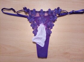 Pánské fialkové tanga