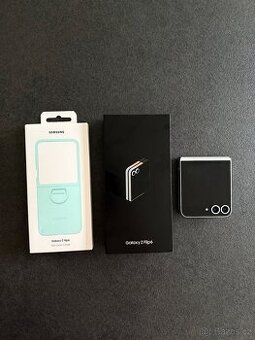 Samsung Galaxy Z Flip6 White 256GB–TOP stav+nový kryt ZDARMA