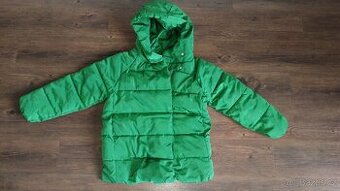 Reserved bunda zelená 134cm