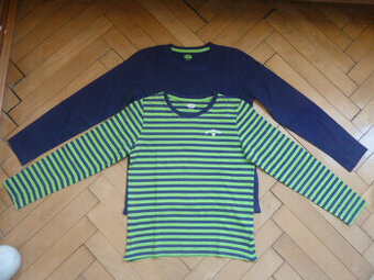 Trička s dlouhým rukávem, vel. 146/152