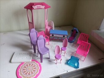 Barbie domek, přehlídkové molo,kabriolet