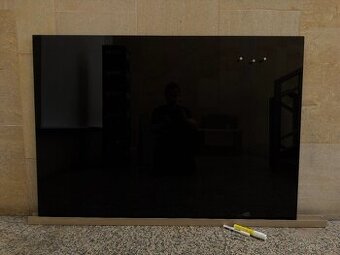 Černá magnetická popisovatelná tabule – 140 x 100 cm