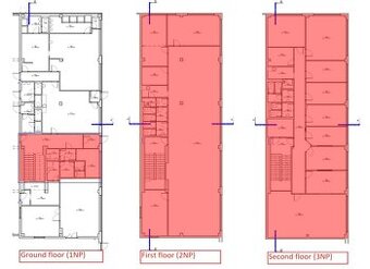 Pronájem kancelářských prostor 600 m² U Mexika, Nýřany