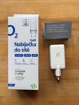 Nabíječka O2 PD GaN 67W