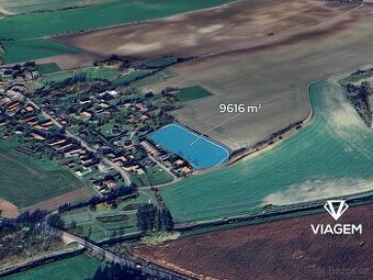 Investiční pozemek 9 616 m², Podíl 10 % o výměře 1 002 m²