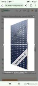 Axitec Solární fotovoltaický panel XL HC AC-450MH/144V 450 W