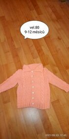 Dívčí pletený svetr, vel.80