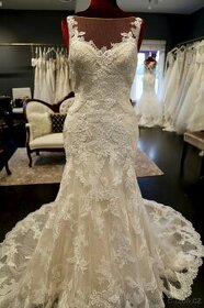 Elegantní svatební šaty - 1