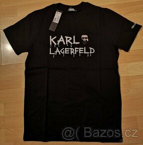 Pánske tričko  Karl Lagerfeld - čierne - 1
