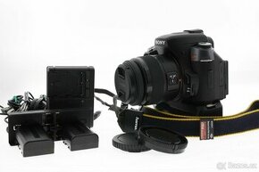 Zrcadlovka Sony a550 + 18-55mm + příslušenství - 1