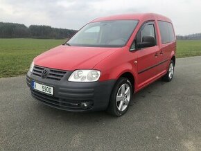 Volkswagen CADDY 1,9TDI 77kw, 7mist, kamera,klima, tážne