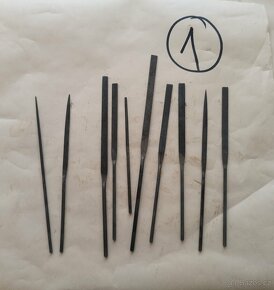 Tvarové pilníky Ø 4mm - 1