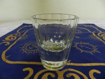Vzácná broušená sklenice s Kohoutem Baccarat Francie - 1