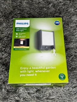 Philips - LED Venkovní svítidlo se senzorem 6W 2700K IP44