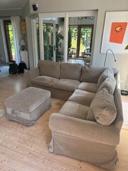 Rohová sedací souprava ektorp ikea